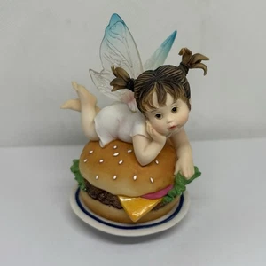 Little Kitchen Fairies Cheeseburger Fairie Enesco by G.G. Santiago - Picture 1 of 5