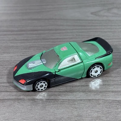 Vintage 2001 Takara Transformers Spy Changers SIDE SWIPE Green Robot RiD Camaro - Image 1 of 4