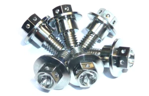 KTM SX 65 2002-2025 FRONT FORK FENDER TITANIUM BOLTS KIT OF 6 NO RUST Race Spec - Picture 1 of 13