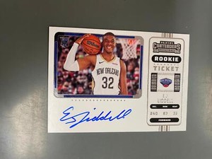 E.J. Liddell 2022-23 Contenders Auto Autograph Rookie RC New Orleans Pelicans N9