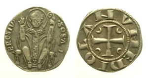 Milano - Prima Repubblica (1250-1310) - Ambrogino Ag g.2,49 Mir 66/3 BB/SPL - Foto 1 di 1