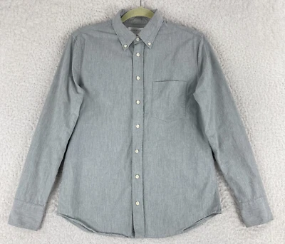 Camisa de vestir Everlane con botones para hombre talla XS gris manga larga 100 % algodón Foto 1 de 4