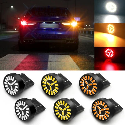 7440 Front Rear Turn Signal Brake Light LED Bulb for Honda Accord Civic 2003-17 - Image 1 of 4