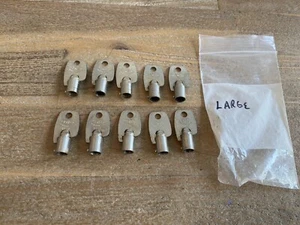 10 DL L137 Large Tubular Barrel Key Blank W-76 FREE SHIPPING - Picture 1 of 6