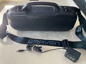 Braven BRV-XL Bluetooth Speaker - SOLD AS IS, ONLY ONE SIDE PLAYS SOUND - Tested