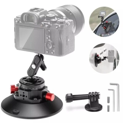 Neewer CA013 6'' Camera Suction Mount with Ball Head Magic Arm， Metal Car Mount - Image 1 of 4