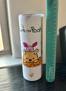 Winnie the Pooh Stainless Steel Tumbler 20 oz Cup for Hot or Cold - Picture 1 of 4