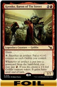1x - Krenko, Baron of Tin Street - FOIL - Murders at Karlov Manor - NM MTG - Picture 1 of 1