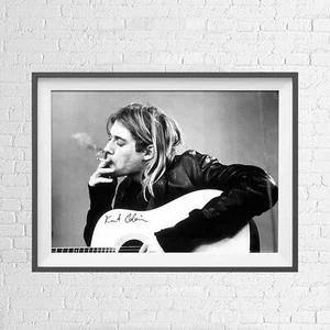 Kurt Cobain - Nirvana - Music Poster Picture Print - Sizes A5 to A0 - Picture 1 of 14