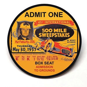 Espejo de bolsillo publicitario Indy 500 estilo vintage - Imagen 1 de 2