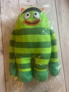 Yo Gabba Gabba Brobee weicher Plüschrucksack Reißverschluss 17 Zoll 2010 Animationen Nick Jr. - Bild 1 von 3