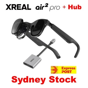 XREAL Air 2 Pro Smart Glasses + Hub Bundle, Power Play Wearable Gaming Display - Picture 1 of 13