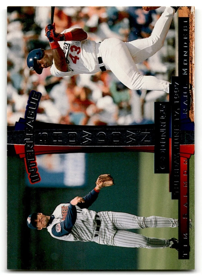 1997 Donruss Interleague Showdown Raul Mondesi/Tim Salmon Los Angeles - Image 1 of 2