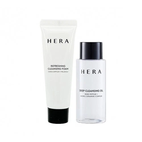 HERA Relaxing Cleansing Set ( Foam & Oil) Mini size Korean skincare - Image 1 of 1