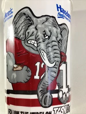 Taza de cerveza Alabama Crimson Tide de colección 1994 original rara difícil de encontrar EE. UU. Hardee’s TASN Foto 1 de 4