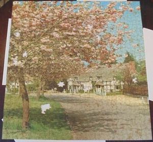 JUMBO TUCO PUZZLE "THE OLD BEAMS RESTAURANT" 21-3/4 X 21-1/4 INCOMPLETE (10) - Picture 1 of 11