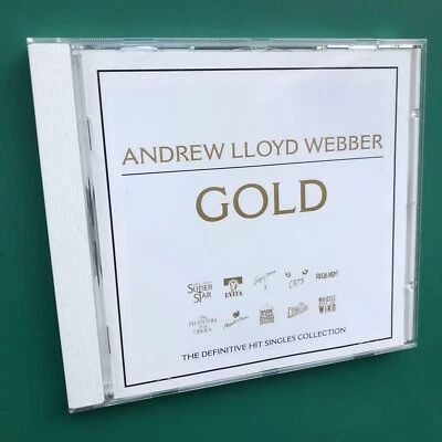Andrew Lloyd Webber GOLD (DEFINITIVE HIT SINGLES) Soundtrack Musicals CD Evita - Image 1 of 4