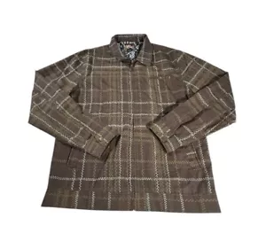 Volcom Jacket Men XL Brown Naylor Windbreaker Y2K Vintage Skate Track Sport - Picture 1 of 7