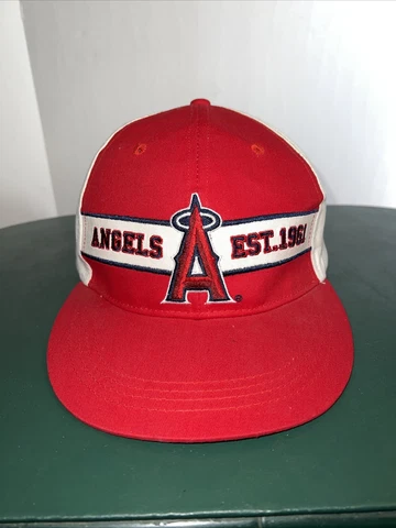 Anaheim Angels Ball Cap, VGC, Promotional Smart & Final, Red/White, Adjustable Cover