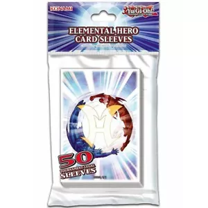 KONAMI OFFICIAL YUGIOH ELEMENTAR HERO CARD SLEEVE 50CT - Bild 1 von 2
