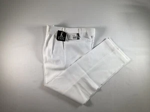 Boys K USA White Husky Dress Pants 32x29 NEW - Picture 1 of 4