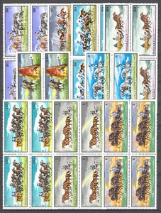 Ungarn 1968. Tiere Pferde Set in 4 Blöcken postfrisch (**) Mi.: 2423-2431 / 18 EUR - Bild 1 von 1
