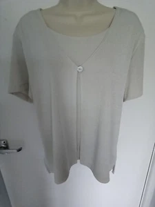 Mock Twinset Size 10.Immaculate. Very Classy Looking.Textured Fabric. - Picture 1 of 10