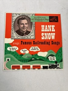 Hank Snow Sings Famous Railroading Songs Hard PS 4 Song 45RPM EP 1952 Country - Picture 1 of 6