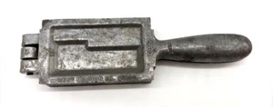 Vintage Palmer Manufacturing #560 Blei Sink Form Angelgewichte West Newton PA - Bild 1 von 10