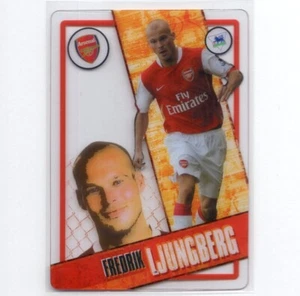 FREDRIK LJUNGBERG 2006-07 Topps I-Card Soccer Acetate Card ARSENAL #3 PSA - Picture 1 of 2