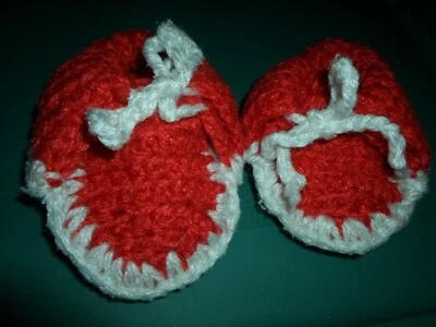  Vintage Baby slippers,Handmade in1981.Stored Lane Chest since 1988.one owner me - Image 1 of 4
