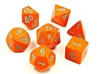 Heavy Dice Polyhedral Orange/Turquoise 7-Die Set