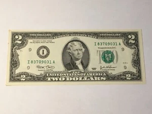 Billet Etats-unis 2 Dollars 2003 (117-30) - Imagen 1 de 2