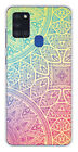 Printed Silicone Case Compatible With Samsung Galaxy A21s Mandala Pastel