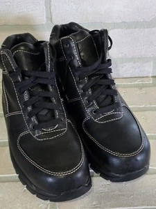 Nike 317064-061 Boots Air Max ‘07 Goadome ACG Triple Black Pink Stitch EUC W8 - Picture 1 of 11