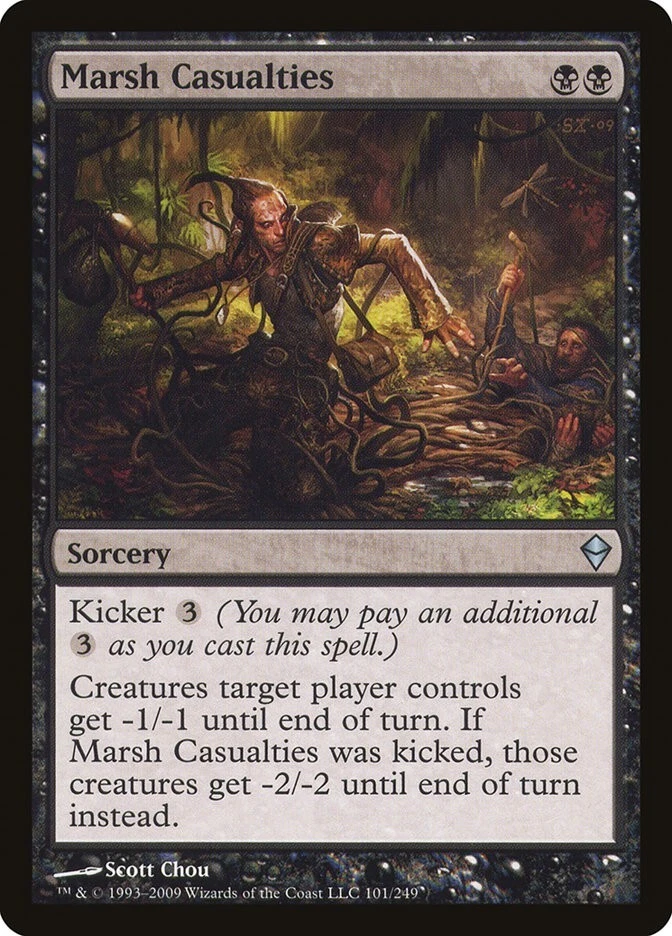Zendikar Marsh Casualties MTG Magic the Gathering NM - Image 1 of 1