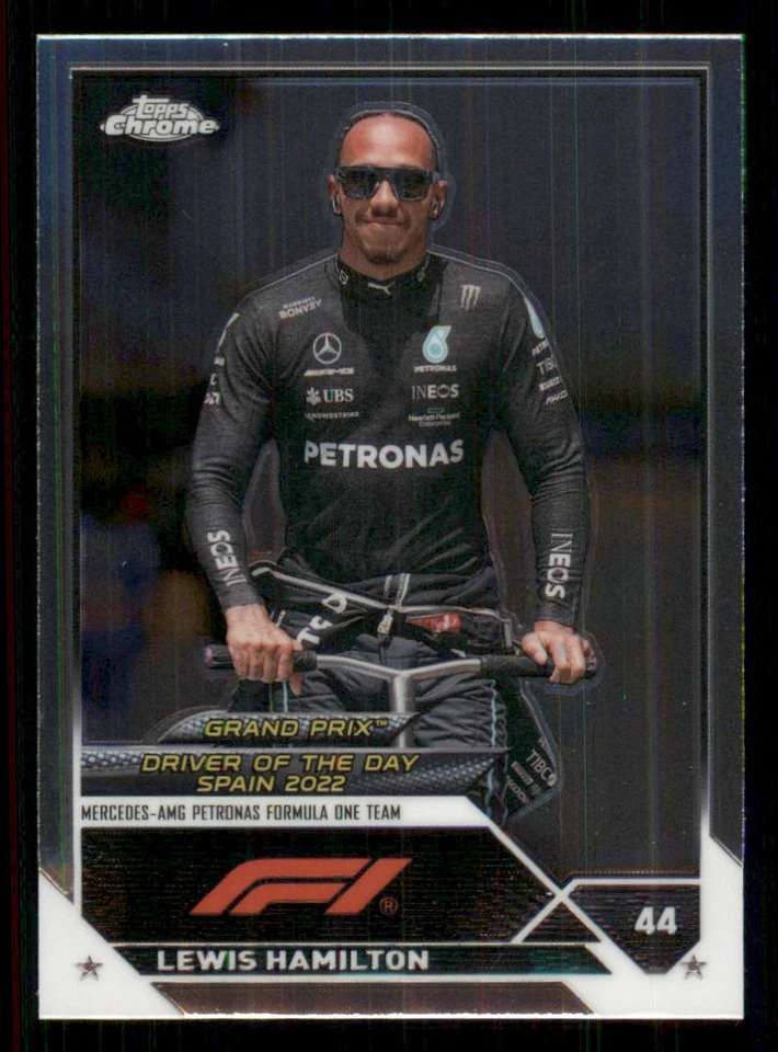 2023 Topps Chrome Formula 1 #171 Lewis Hamilton DOD - Image 1 of 2