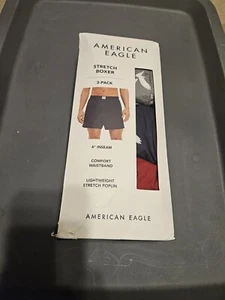 American Eagle Herren 3er Pack Stretch Boxershorts Größe Small - Bild 1 von 6
