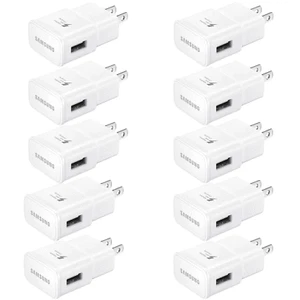 10x ADAPTIVE FAST CHARGING WALL CHARGER ADAPTER FOR SAMSUNG S7 S8 S9 Note 8 9 10 - Picture 1 of 5