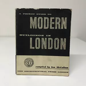 A Pocket Guide to Modern Buildings in London 1951 Ian McCallum - Picture 1 of 9