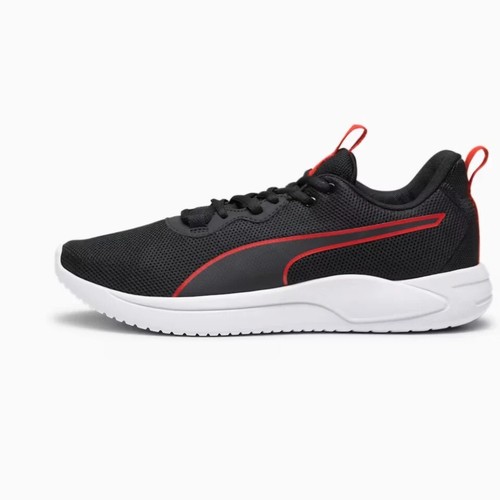 Scarpe da corsa uomo Puma taglia 10 Resolve Modern Weave nere rosse da corsa prezzo consigliato £ 181
