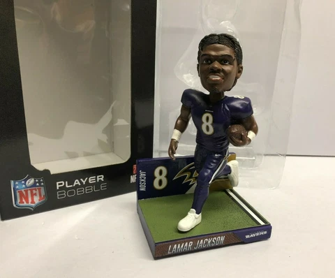 Lamar Jackson 2021 Baltimore Ravens Limited Edition Bobble Bobblehead Cover