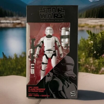 Star Wars Black Series First Order Flametrooper # 16  🌟Unopened 6" Figure - Image 1 of 3