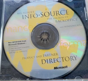 Vintage CD - Microsoft Info-Source - Picture 1 of 2