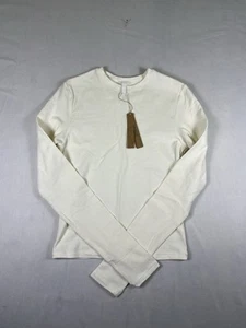 Camiseta Jersey Algodón Skims Manga Larga Mármol Talla XS AP-TSH-0647 NUEVA CON ETIQUETAS - Imagen 1 de 7