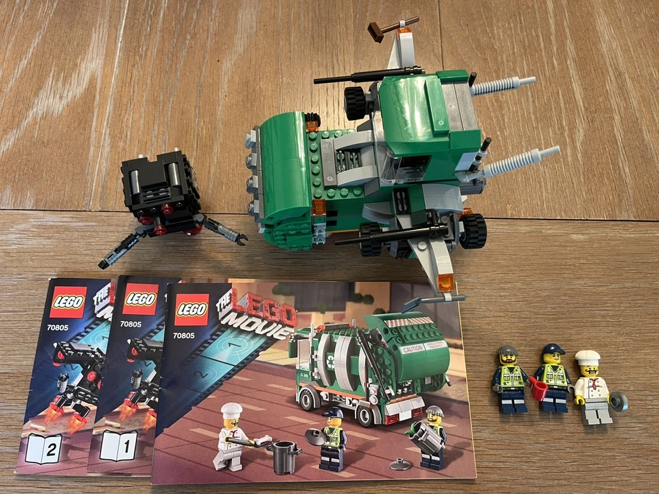 LEGO The LEGO Movie: Trash CHOMPER (70805), faltan pegatinas, incluye minifiguras Foto 1 de 4