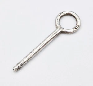 ANTIQUE STERLING SILVER TEAPOT / KETTLE STAND KEY London c1920 - Picture 1 of 3