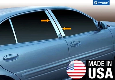 TYGER For 00-05 Buick Le Sabre 4PC Stainless Steel Chrome Pillar Post Trim - Image 1 of 4