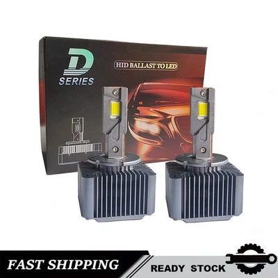 2pcs D1S D1R 6000K White LED Headlight Light Bulbs Replacement Foto 1 de 4