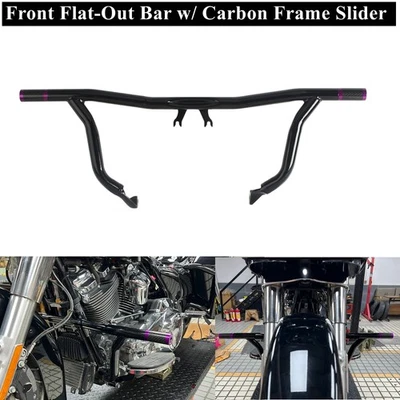 Highway Pegs Engine Guard Crash Bar For Harley Road Glide FLTR 2015-23 #49000242 - Image 1 of 4